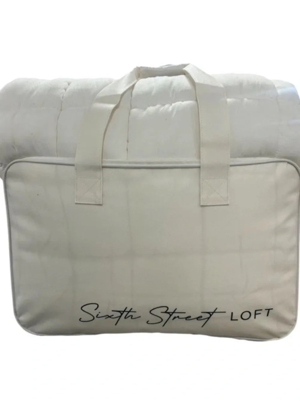 Sixth Street Loft Cream 3 Piece Comforter Set 90”x90”